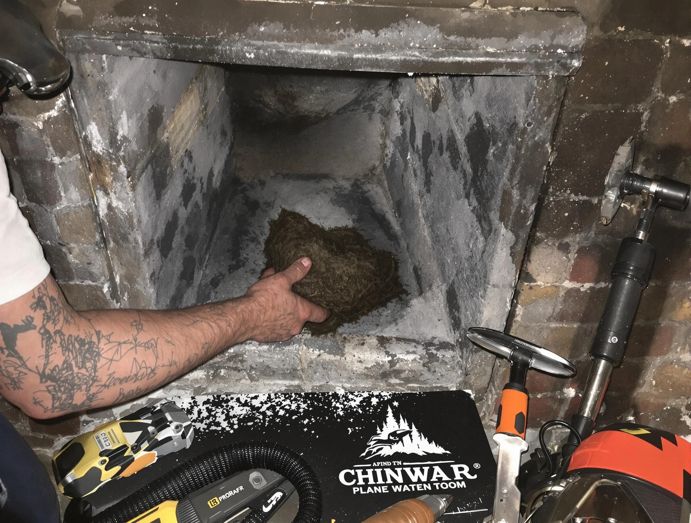 Aliquippa Chimney Sweep safely removing debris and screening chimney in Aliquippa, PA