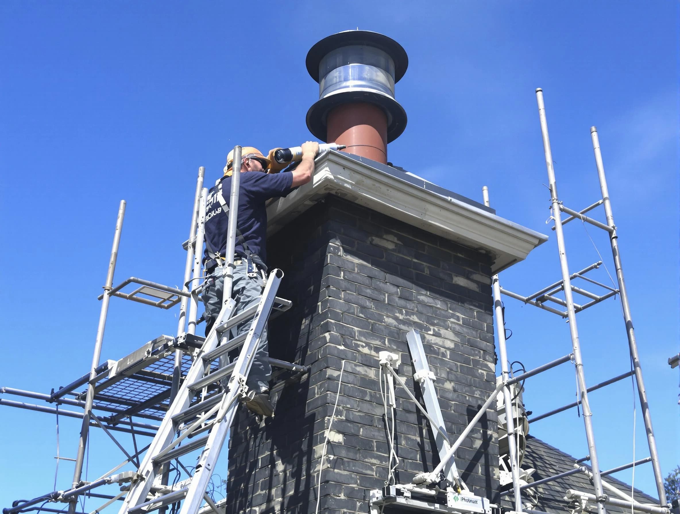 Sturdy chimney crown finished by Aliquippa Chimney Sweep in Aliquippa, PA
