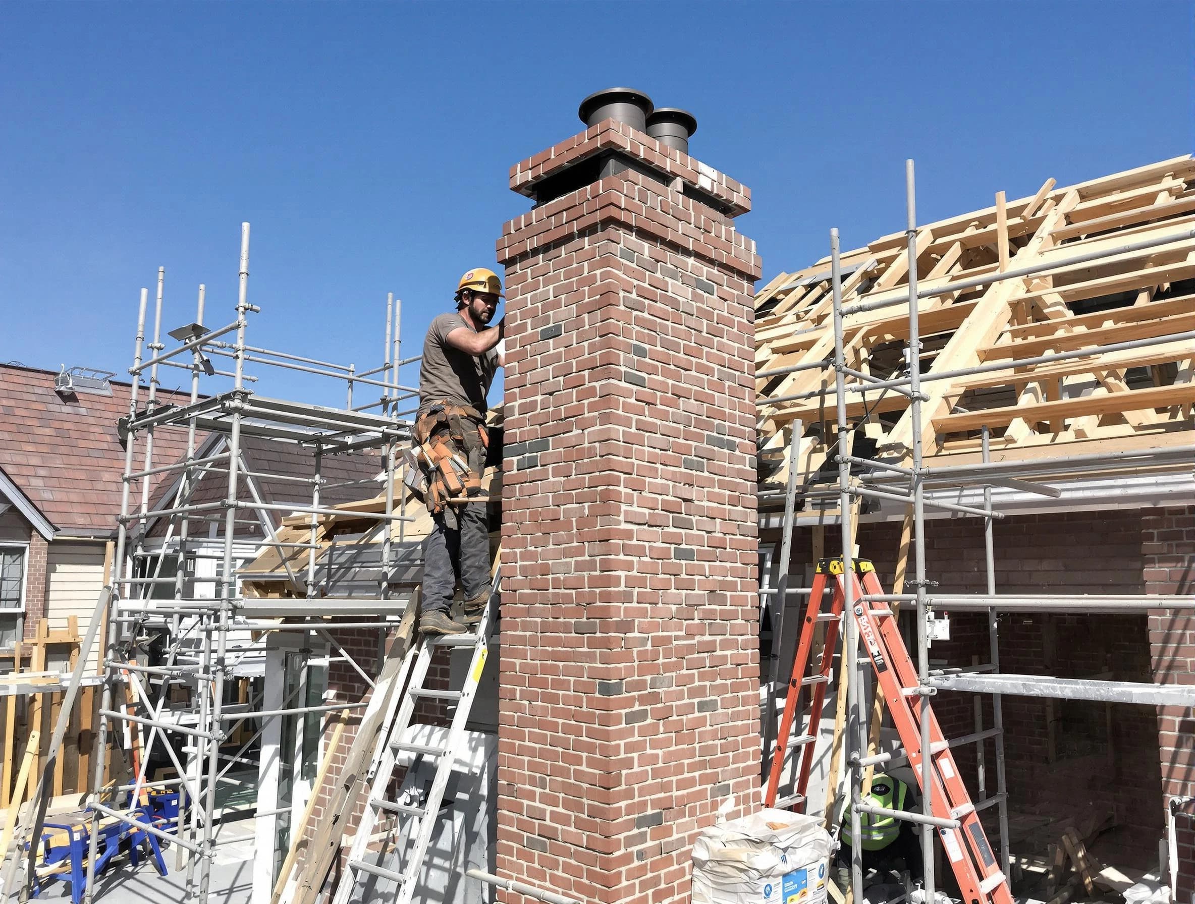 New chimney installation completed by Aliquippa Chimney Sweep in Aliquippa, PA