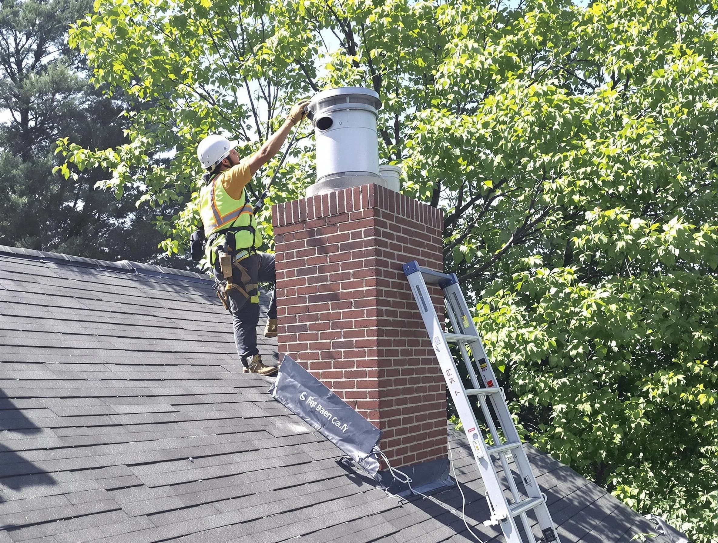 Chimney liner inspection by Aliquippa Chimney Sweep in Aliquippa, PA