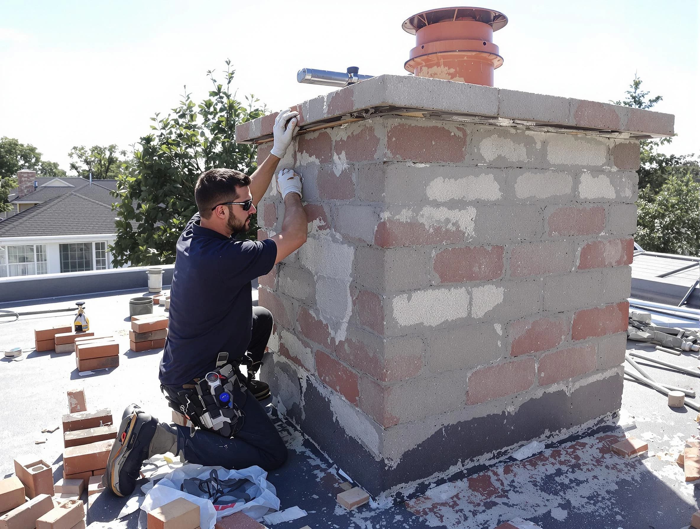 Advanced chimney repair process by Aliquippa Chimney Sweep in Aliquippa, PA
