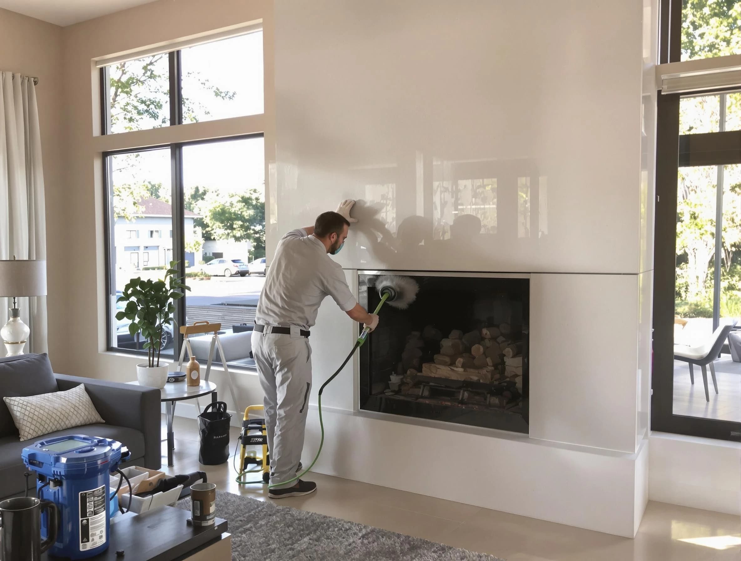 Aliquippa Chimney Sweep performing thorough soot removal in Aliquippa, PA