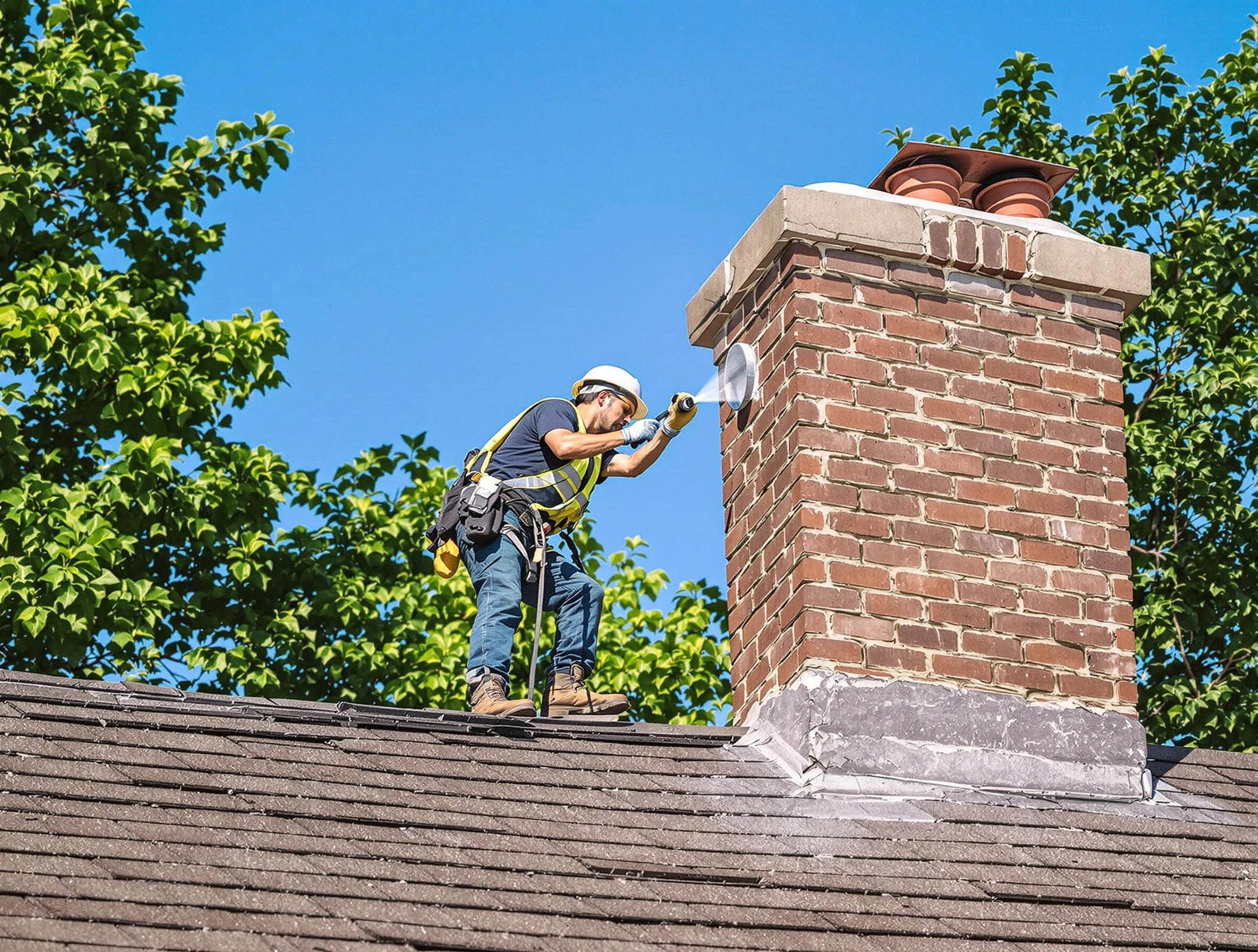 Aliquippa Chimney Sweep performing an inspection with advanced tools in Aliquippa, PA